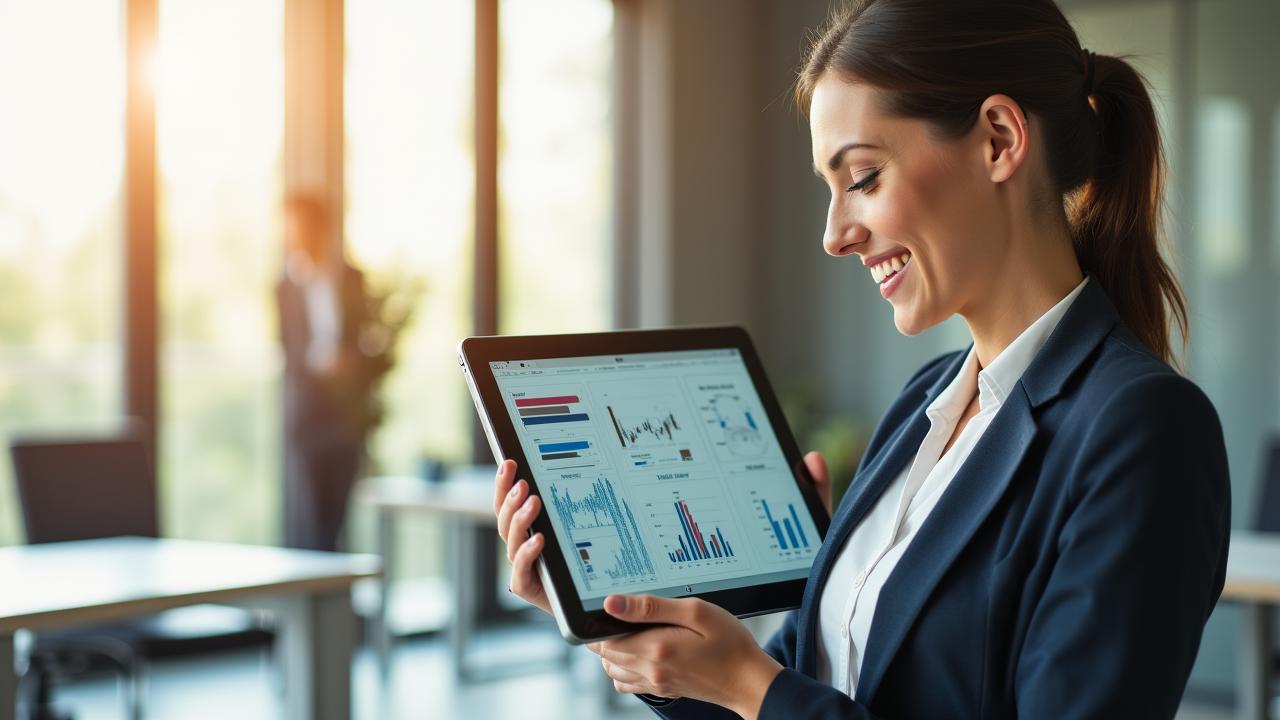 Professionista HR che utilizza strumenti di intelligenza artificiale